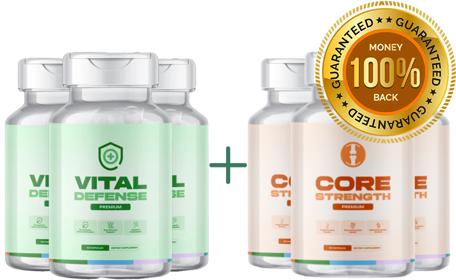 Core Strength + Vital Defense 6 Bottles