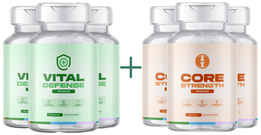 Core Strength + Vital Defense 6 Bottles