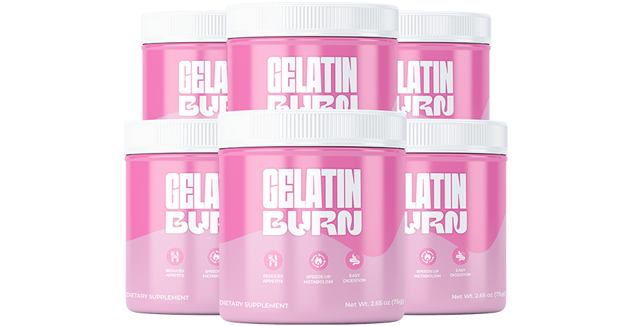 Gelatin Burn 6 Bottles